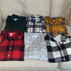 Old Navy flannels
